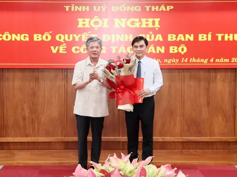Ông Nguyễn Văn Mười giữ chức Phó Bí thư Tỉnh ủy Đồng Tháp