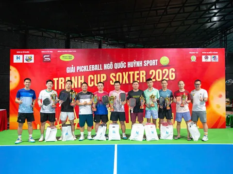 Sôi động cùng Giải Pickleball Ngô Quốc Huỳnh tranh cup Soxter 2026