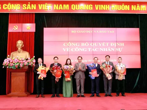 Bộ GD-ĐT điều động, bổ nhiệm 8 cán bộ lãnh đạo chủ chốt