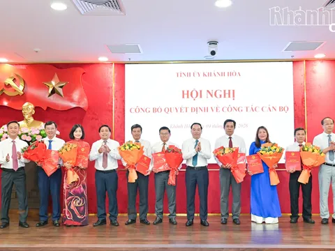 Khánh Hoà điều động, bổ nhiệm 14 lãnh đạo sở, ngành