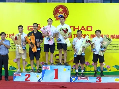 Thành công tốt đẹp Giải Tennis và Pickleball Viện Kiểm sát nhân dân tối cao mở rộng, thúc đẩy giao lưu và gắn kết ngành Kiểm sát