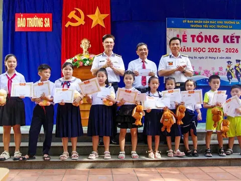 Trường Tiểu học Trường Sa tổng kết năm học 2025 - 2026