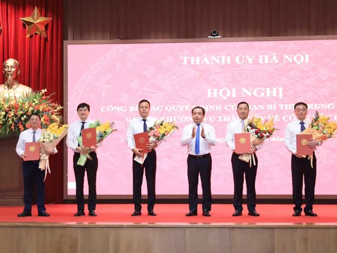 Hà Nội kiện toàn loạt nhân sự cấp cao