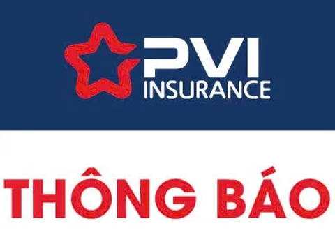 Công ty Bảo hiểm PVI Bắc Trung Bộ - Thông báo mất ấn chỉ năm 2025 ( Lần 2 )