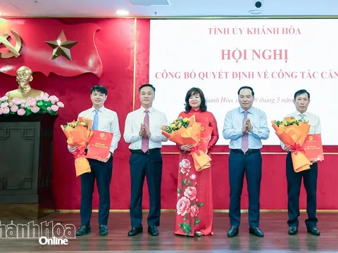 Kiện toàn nhân sự, lãnh đạo cấp cao tại Khánh Hoà và Thái Nguyên
