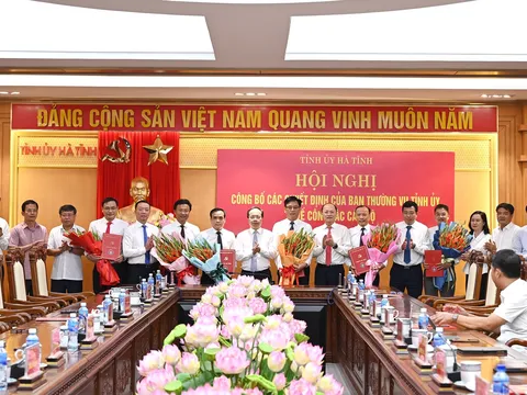 TP.HCM, Hà Tĩnh kiện toàn nhân sự, bổ nhiệm lãnh đạo cấp cao