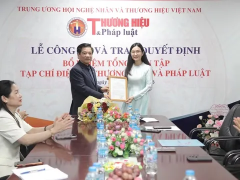 Nhà báo Khổng Nhung được bổ nhiệm làm Tổng biên tập Tạp chí điện tử Thương hiệu và Pháp luật