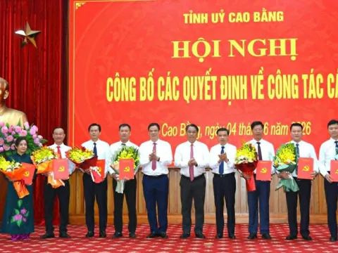Nghệ An, Cao Bằng điều động, bổ nhiệm nhân sự lãnh đạo mới