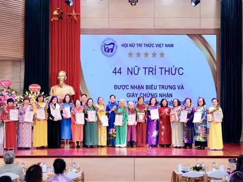 44 nữ trí thức tiêu biểu được vinh danh trong dấu mốc 15 năm phát triển của Hội Nữ trí thức Việt Nam