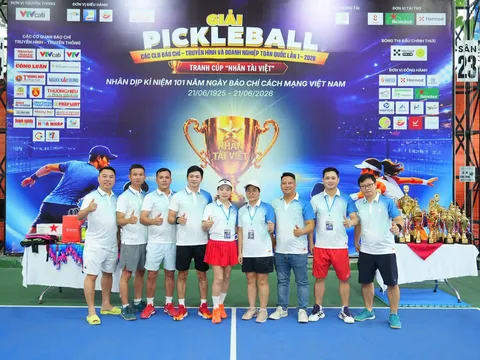 Wika tiếp sức hơn 300 vận động viên yêu Pickleball tranh tài