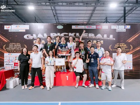 FPT Polytechnic tiếp lửa ngày hội Pickleball Gia đình Việt Nam, lan tỏa tinh thần sống khỏe