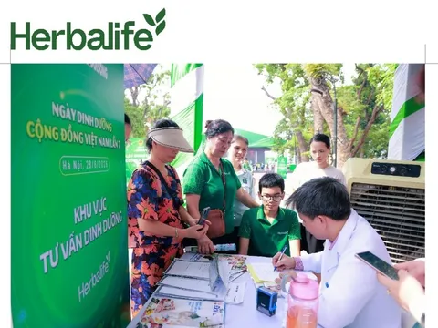 Herbalife Việt Nam cùng Báo Sức khỏe và Đời sống tổ chức Ngày Dinh Dưỡng Cộng Đồng Việt Nam lần thứ 7