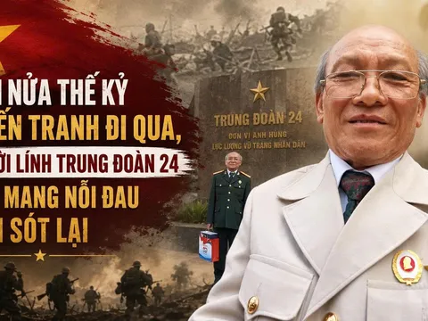 Chiến tranh đi qua người lính Trung đoàn 24 vẫn mang nỗi đau còn sót lại
