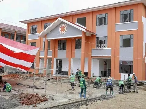 Điện Biên tăng tốc hoàn thiện Trường nội trú liên cấp Thanh Nưa, sẵn sàng đón năm học mới