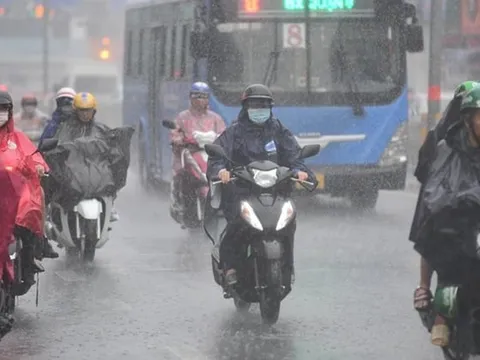Cảnh báo mưa dông gia tăng tại nhiều khu vực trong chiều tối 30/7