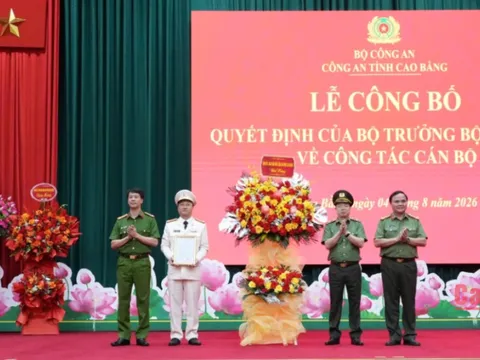 Đại tá Lê Hồng Giang làm Phó Giám đốc Công an tỉnh Cao Bằng