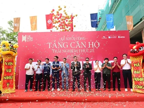 Bộ 3 chủ đầu tư khởi công tầng căn hộ trải nghiệm thực tế tại Dự án The Win City
