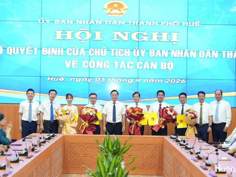 Tin điều động bổ nhiệm lãnh đạo mới tại Huế và Đồng Nai