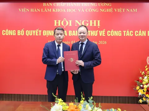 Tiến sĩ 53 tuổi làm Phó Chủ tịch Viện Hàn lâm Khoa học và Công nghệ