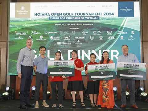 Hơn 100 golfer trong và ngoài nước đấu giải gây quỹ từ thiện vì trẻ em Việt Nam