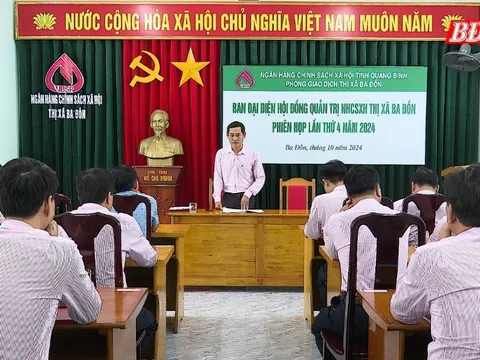 PGD Ngân hàng Chính sách xã hội thị xã Ba Đồn:  Dư nợ tín dụng chính sách đạt trên 700 tỷ đồng