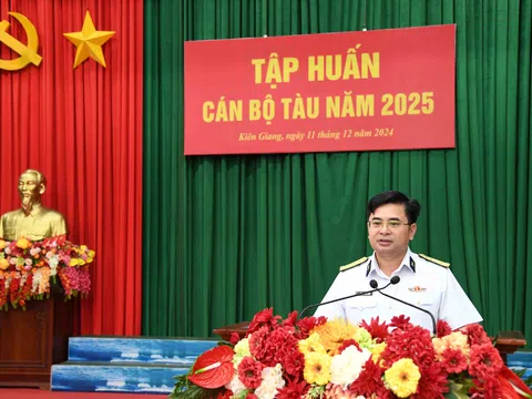 Bộ Tư lệnh Vùng 5 Hải quân tập huấn cán bộ tàu năm 2025