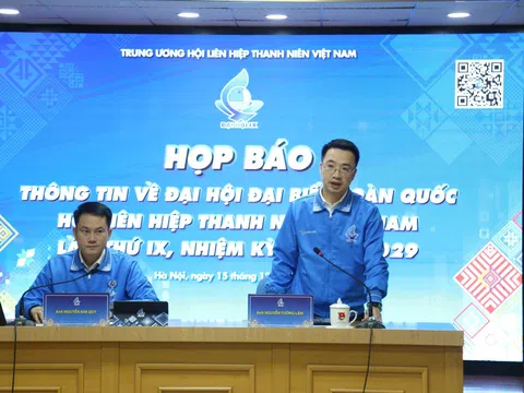 Gần 1.000 đại biểu tham dự Đại hội đại biểu toàn quốc Hội Liên hiệp Thanh niên Việt Nam lần thứ IX