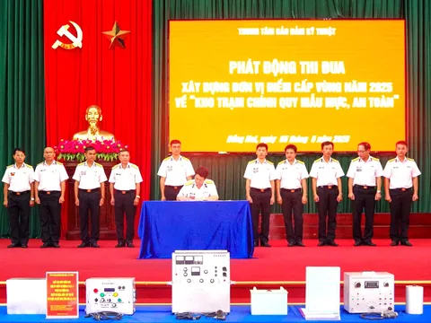 Trung tâm Bảo đảm kỹ thuật Vùng 2 Hải quân hưởng ứng Tháng hành động về ATVSLĐ