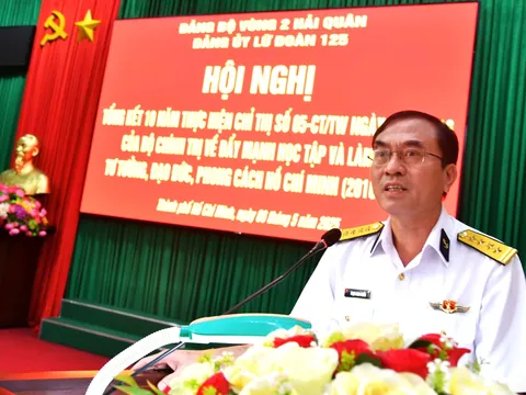 Lữ đoàn 125, Vùng 2 Hải quân tổng kết 10 năm thực hiện Chỉ thị số 05-CT/TW của Bộ Chính trị