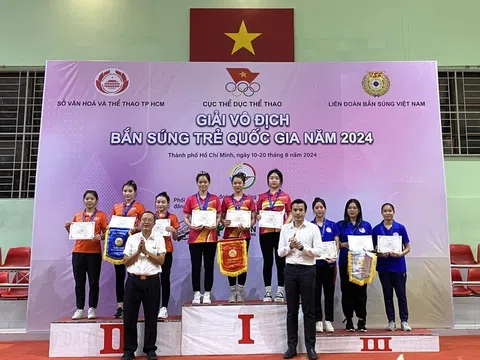 Giải vô địch Bắn súng Trẻ quốc gia năm 2024 diễn ra từ 12 - 20/8