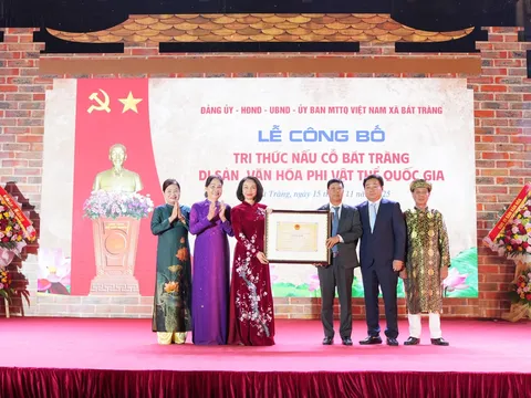 "Tri thức nấu cỗ Bát Tràng” được công nhận là Di sản văn hóa phi vật thể quốc gia