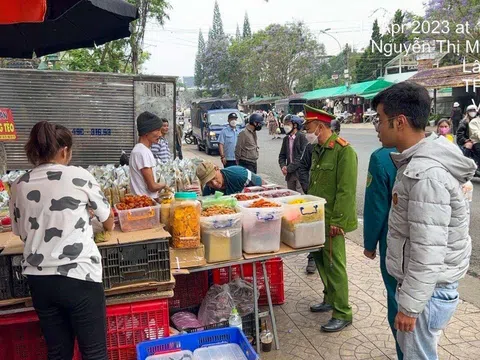 Đà Lạt: Ra quân bảo đảm trật tự ATGT, trật tự công cộng dịp lễ 30/4 và 1/5