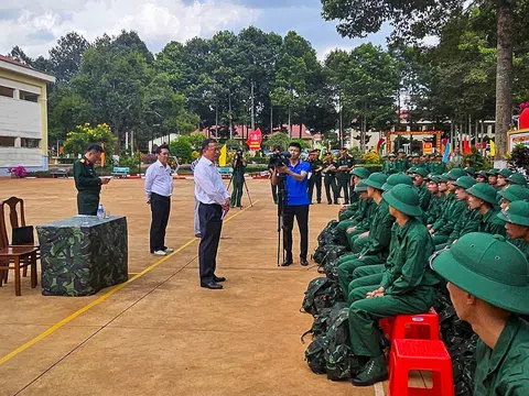 Tân binh TP. Đà Lạt đã về đến nơi đóng quân