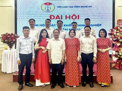 Đại hội ra mắt Chi hội Luật gia Khối doanh nghiệp Nghệ An nhiệm kỳ 2024 - 2029