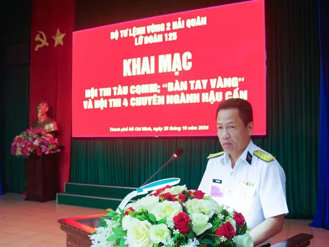 Khai mạc hội thi Tàu chính quy mẫu mực, “Bàn tay vàng” và Hội thi 4 chuyên ngành Hậu cần năm 2024