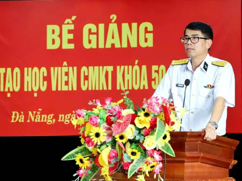 Vùng 3 Hải quân: Bế giảng khóa đào tạo sơ cấp chuyên môn kỹ thuật nghiệp vụ khoá 50 năm 2024