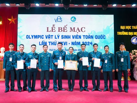 Học viện Phòng không - Không quân đoạt giải Nhì toàn đoàn cuộc thi Olympic Vật lý sinh viên toàn quốc lần thứ XXVI