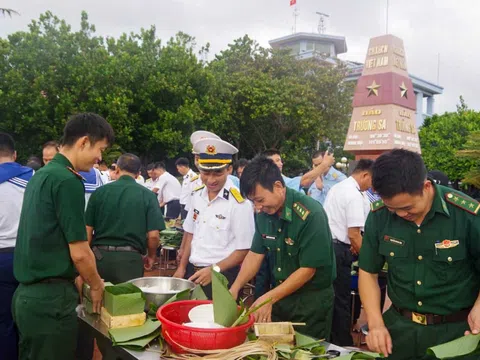 Rộn ràng không khí vui xuân đón Tết trên quần đảo Trường Sa