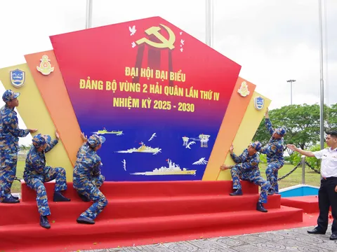 Vững tin hướng về Đại hội: Khí phách Vùng 2 Hải quân trước thềm sự kiện chính trị trọng đại