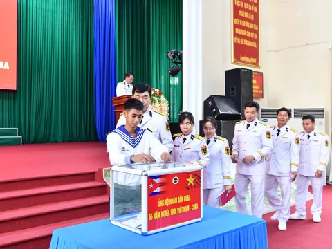 Lữ đoàn 125 phát động ủng hộ nhân dân Cuba