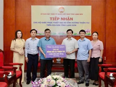 Quảng Ninh hỗ trợ 15 tỷ đồng các tỉnh phía bắc giúp khôi phục sau thiệt hại mưa lũ