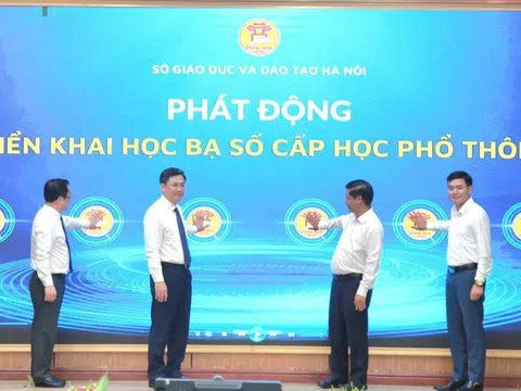 Hà Nội: Triển khai học bạ số ở tất cả các trường phổ thông năm học 2024 - 2025