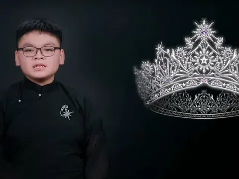 Cậu bé 13 tuổi thiết kế vương miện nghìn đô của Miss Universe Việt Nam 2024?