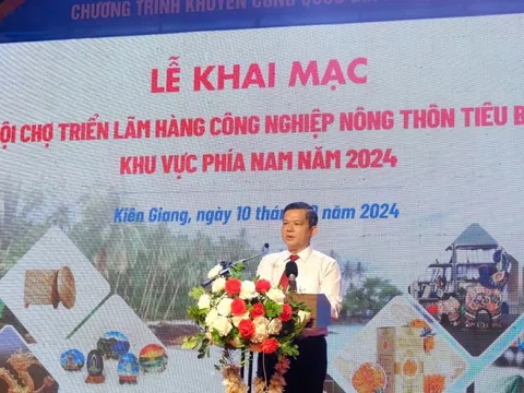 Khai mạc Hội chợ trưng bày sản phẩm công nghiệp nông thôn tiêu biểu khu vực phía Nam năm 2024