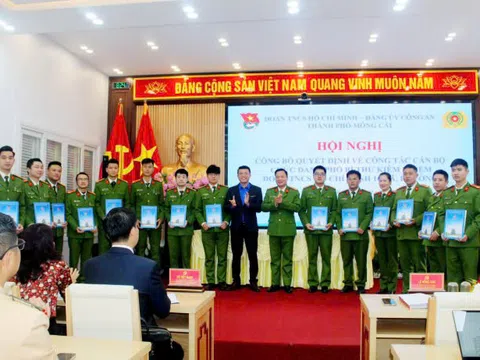 Quảng Ninh: 100% Công an chính quy cấp xã, phường ở TP Móng Cái kiêm nhiệm Phó Bí thư Đoàn TNCS Hồ Chí Minh