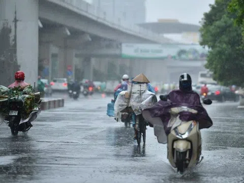 Dự báo thời tiết ngày 22/5: Hà Nội  nhiều mây, có mưa vừa và giông, có nơi mưa to