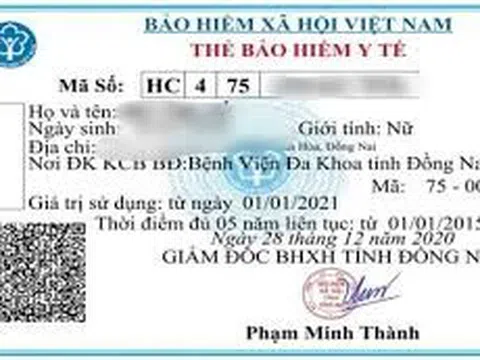 Nhóm đối tượng được cấp thẻ BHYT miễn phí năm 2022