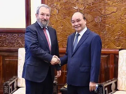 Chủ tịch nước Nguyễn Xuân Phúc tiếp cựu Thủ tướng Israel Ehud Barak