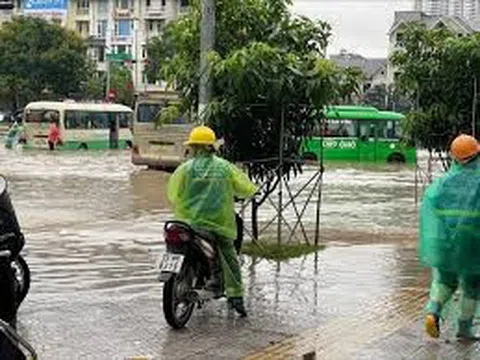 Dự báo thời tiết 25/8: Hà Nội mưa to tiếp diễn