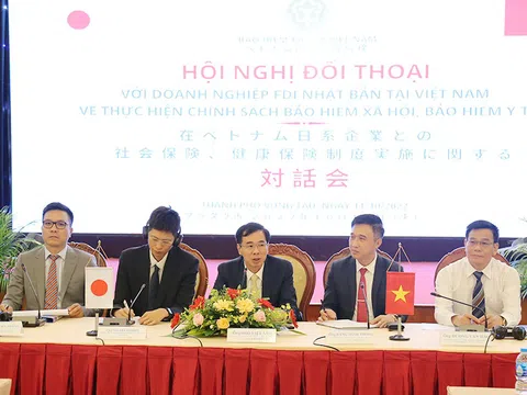 Hội nghị đối thoại với gần 100 doanh nghiệp FDI Nhật Bản về thực hiện chính sách BHXH, BHYT